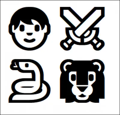 Which character is represented by these emojis?