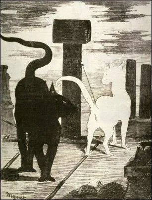 Which painter realized 'Le rendez-vous des chats' ?