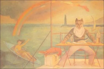 Which painter created 'Le chat de la Mediterranee'?