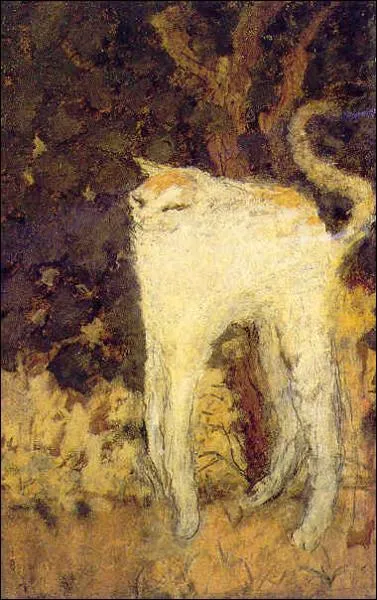 Which painter from the Nabis group painted 'Le chat blanc'?