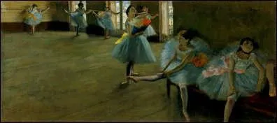 Which painter who created 'La lecon de danse' suffered from an eye disease?