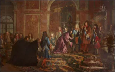 How old was Louis XV when Louis XIV died?