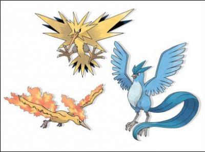 What are the three legendary birds ?
