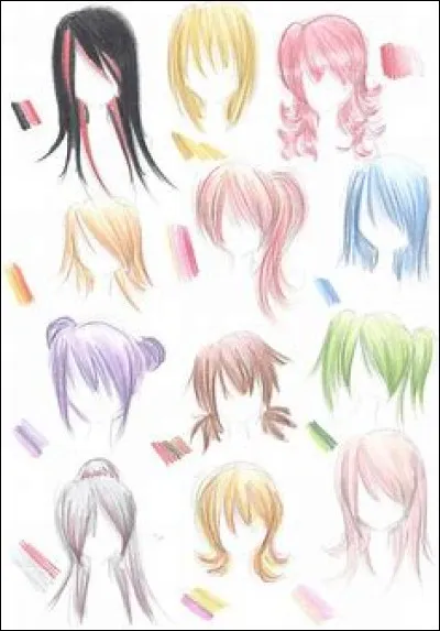 What color hair does she have?