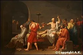 Which Neoclassical painter painted 'The Death of Socrates'?