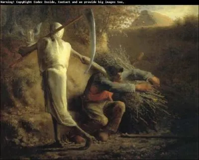 Which realist painter created 'Death and the Woodcutter'?