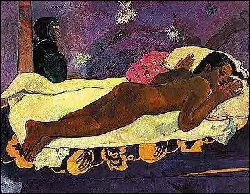 Which post-impressionist painter realized 'L'esprit des morts veille'?