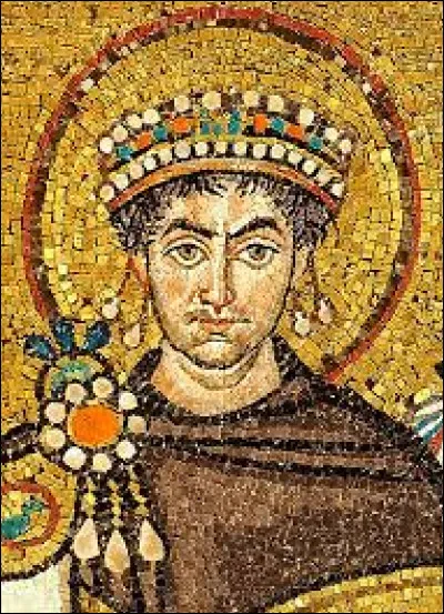 In what year was the emperor Justinian born?