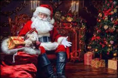 How is Santa very often (maybe all the time) portrayed?
