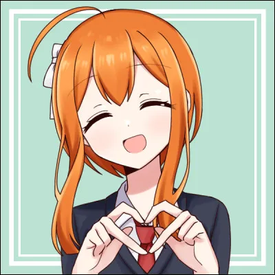 What color is this girl's hair?