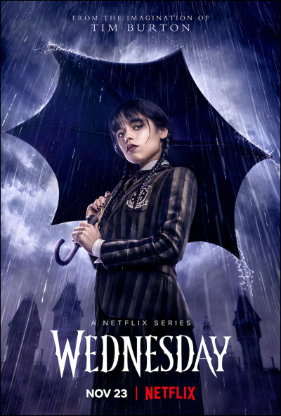 What is the name of the lead actress who plays Wednesday?
