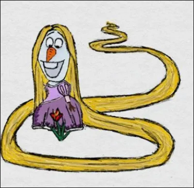 Which princess did he dress up as?