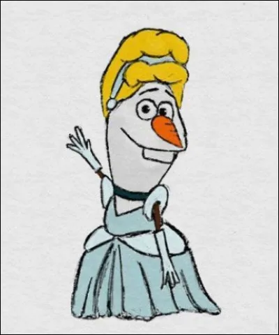 Which princess did he dress up as this time?