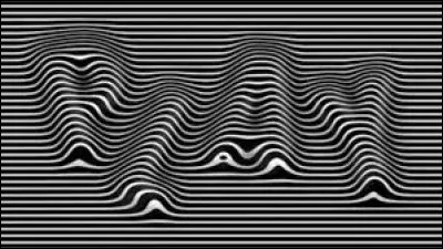 What word is hidden behind this optical illusion?