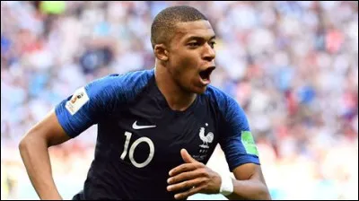 Mbappe was the top scorer at the 2018 World Cup