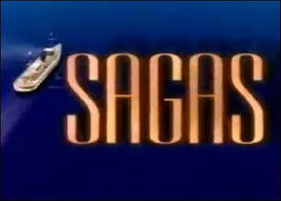 Who hosted the show "Sagas" broadcast on TF1 ?