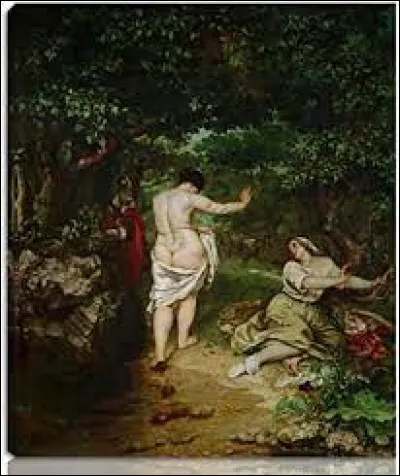 To whom do we owe this painting entitled "The Bathers" ?