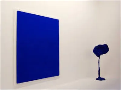 Which painter is world famous for his famous "blue"?