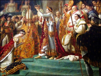 Napoleon Bonaparte crowned himself emperor.