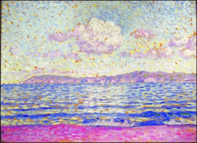 Who painted Rivage et ile du Levant?