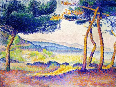 Who painted Pines along the shore?