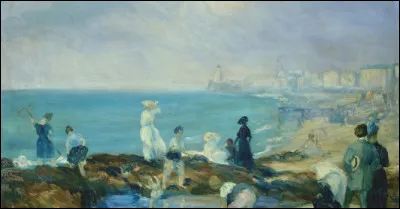 Who painted Figures sur le rivage a Dieppe?