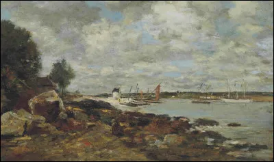 Who painted Plougastel, the shore by the bay?