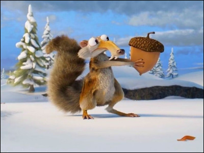 What's the name of the little squirrel in the Ice Age films?