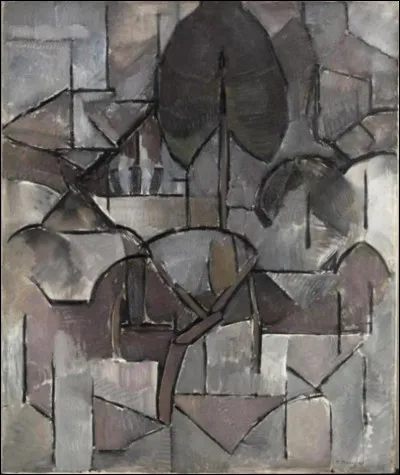 Who painted Landscape with trees?