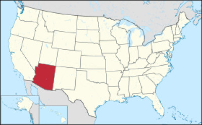 This state in the western USA is famous for its rocky desert landscape and the Grand Canyon, an immense gorge carved by the Colorado River. What is it?