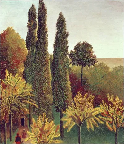 Who painted Chemin au parc des Buttes-Chaumont?