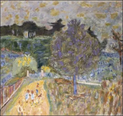 Who painted Le chemin jaune aux enfants?