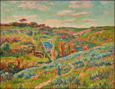 Who painted Le chemin dans la lande?