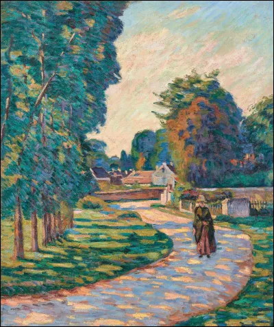 Who painted Femme sur un chemin in Epinay-sur-Orge?