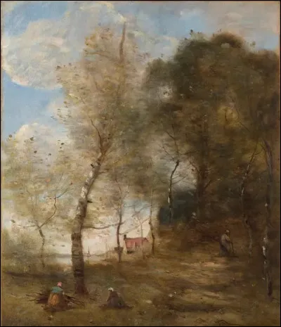 Who painted Le chemin montant sous les arbres a Ville-d'Avray?