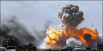 Military intervention in Libya by the United States and several European countries in support of the revolt then underway against the Gaddafi regime, leading to the fall of the regime and the death of Gaddafi :