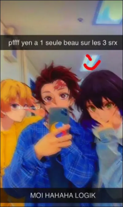 Oh, three characters! Who are they?