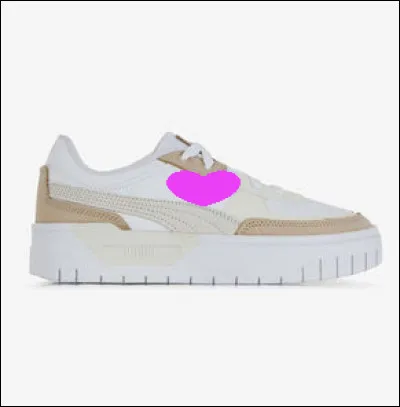 Which brand is below this heart?