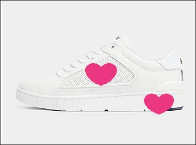 Which brand is below this heart?