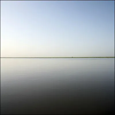 What is the last country through which the River Niger flows before emptying into the Gulf of Guinea?