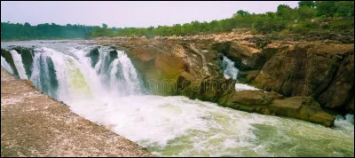 In which country does the Narmada river flow?