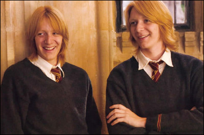 3rd place: What is the passion of the Weasley twins?