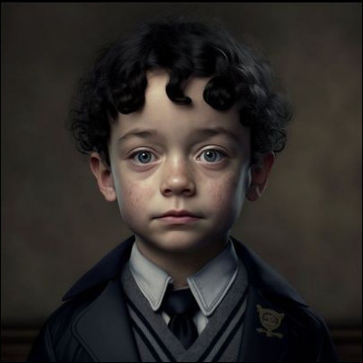 Who is this sweet-looking little boy... Or not?