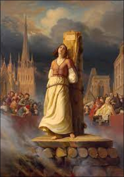 In which French town was Joan of Arc burnt at the stake in 1431?