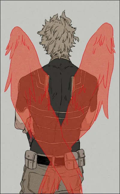 Who did Hawks fight? (The fight in which he lost his wings)
