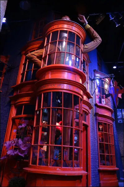 Who worked at the Weasley joke store?