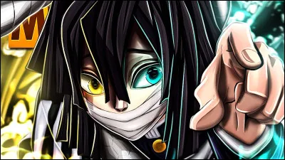 What is Obanai hiding with his mask?