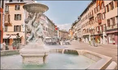 In which department is Chambery located?