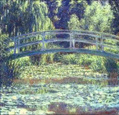Which painter painted Giverny's 'Japanese Bridge'?