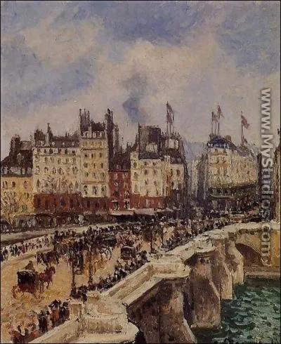 Which painter painted 'Le pont Neuf', the oldest bridge in Paris?
